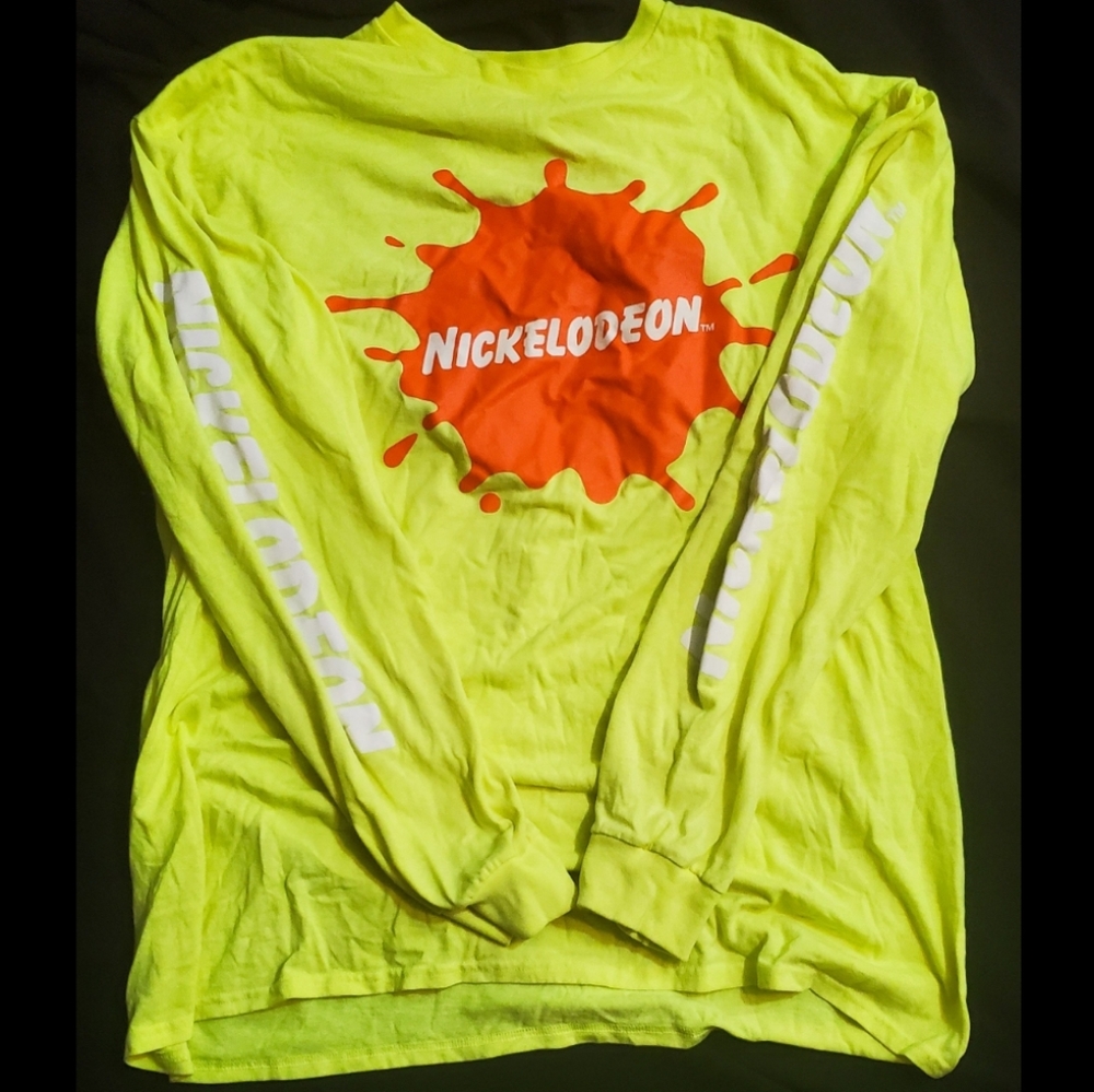 FN Oversized Neon Nickelodeon Long Sleeve Tee